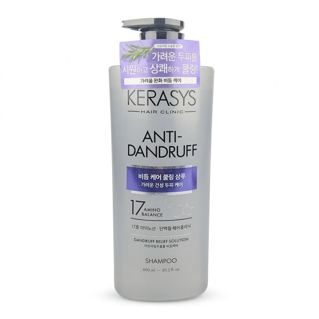 Kerasys Scalp Cooling Anti Dandruff Protein Shampoo 600ml