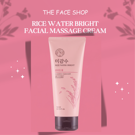 The Face Shop Rice Water Bright Foaming Cleanser (150ml)